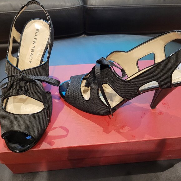 Ellen Tracy Black Women's Heels - Picture 3 of 10